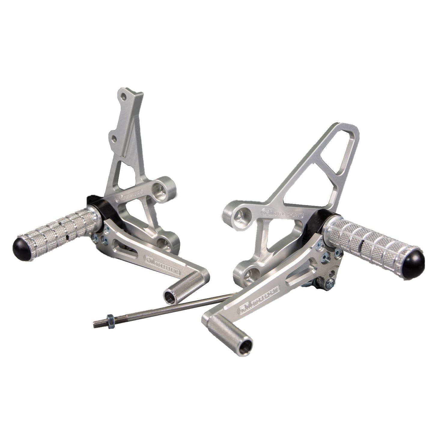 05-0240B Suzuki GSXR600 2000-05 GSXR750 2000-05 GSXR1000 2001-04 Complete Rearset Kit w/ Pedals - STD/GP Shift - Woodcraft Technologies