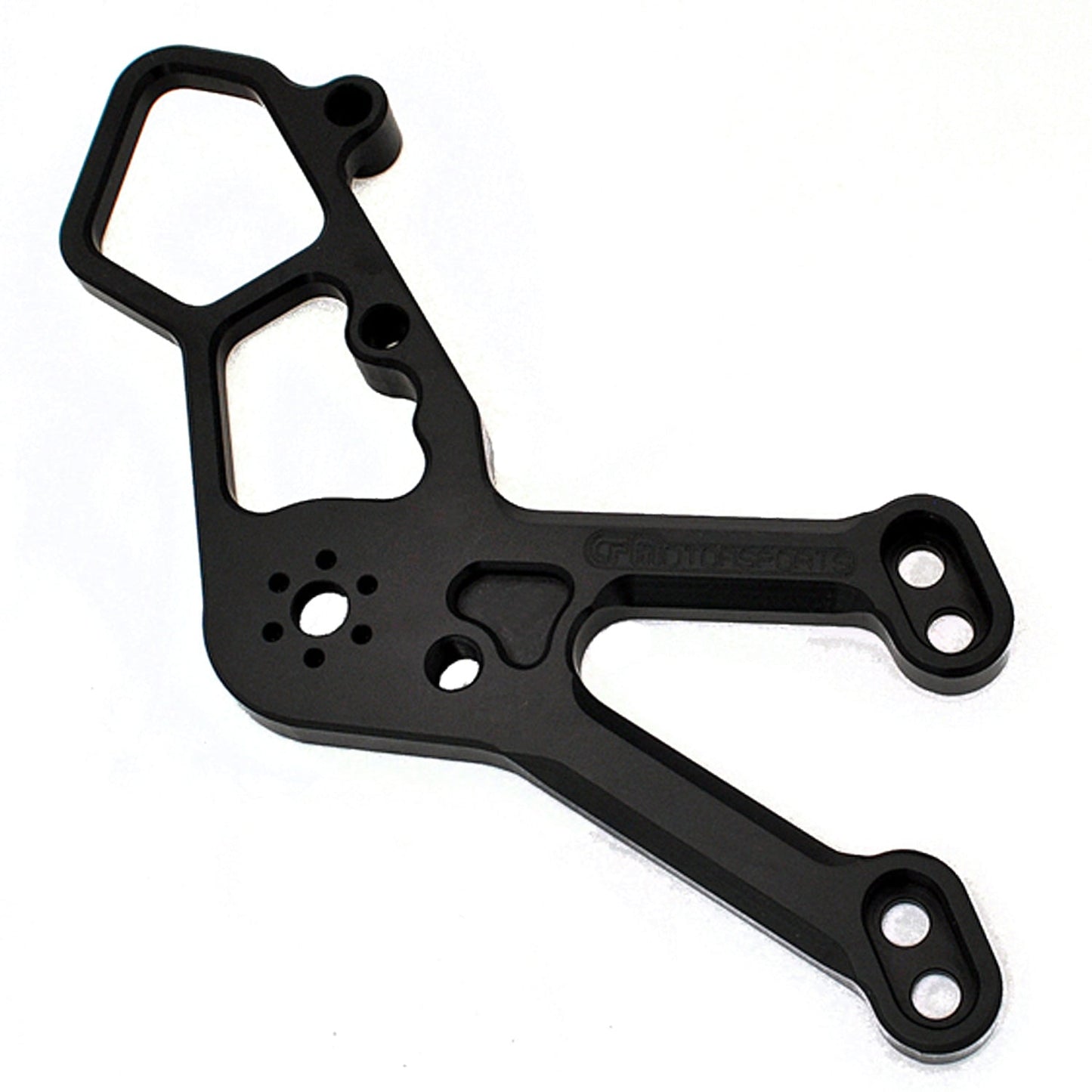05-0403R Yamaha R3 '15-17 Brake Side Rearset Bracket, Eccentric, Black1 - Woodcraft Technologies