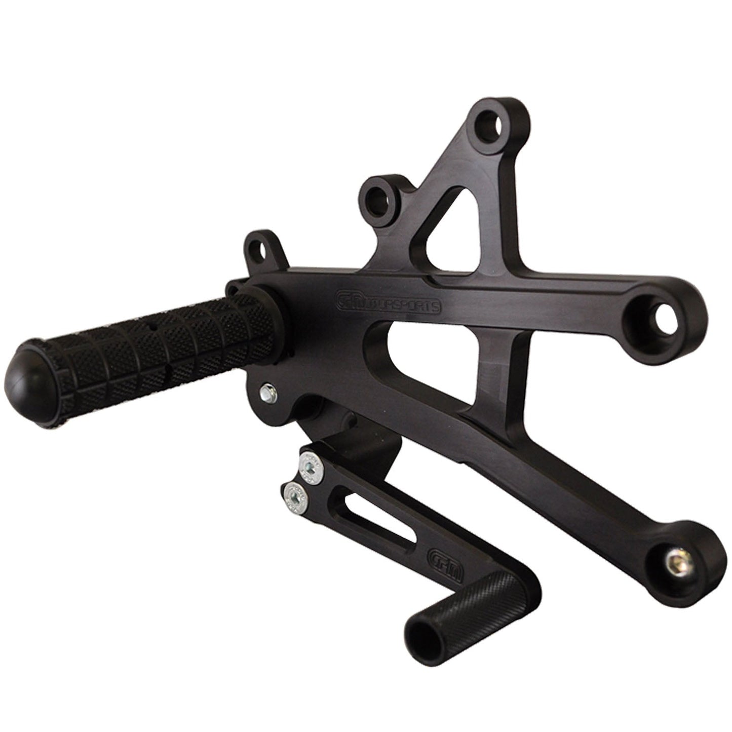 05-0501B Triumph Daytona 675 2006-12 Daytona 675R 2011-12 Complete Rearset Kit w/ Pedals - GP Shift - Woodcraft Technologies