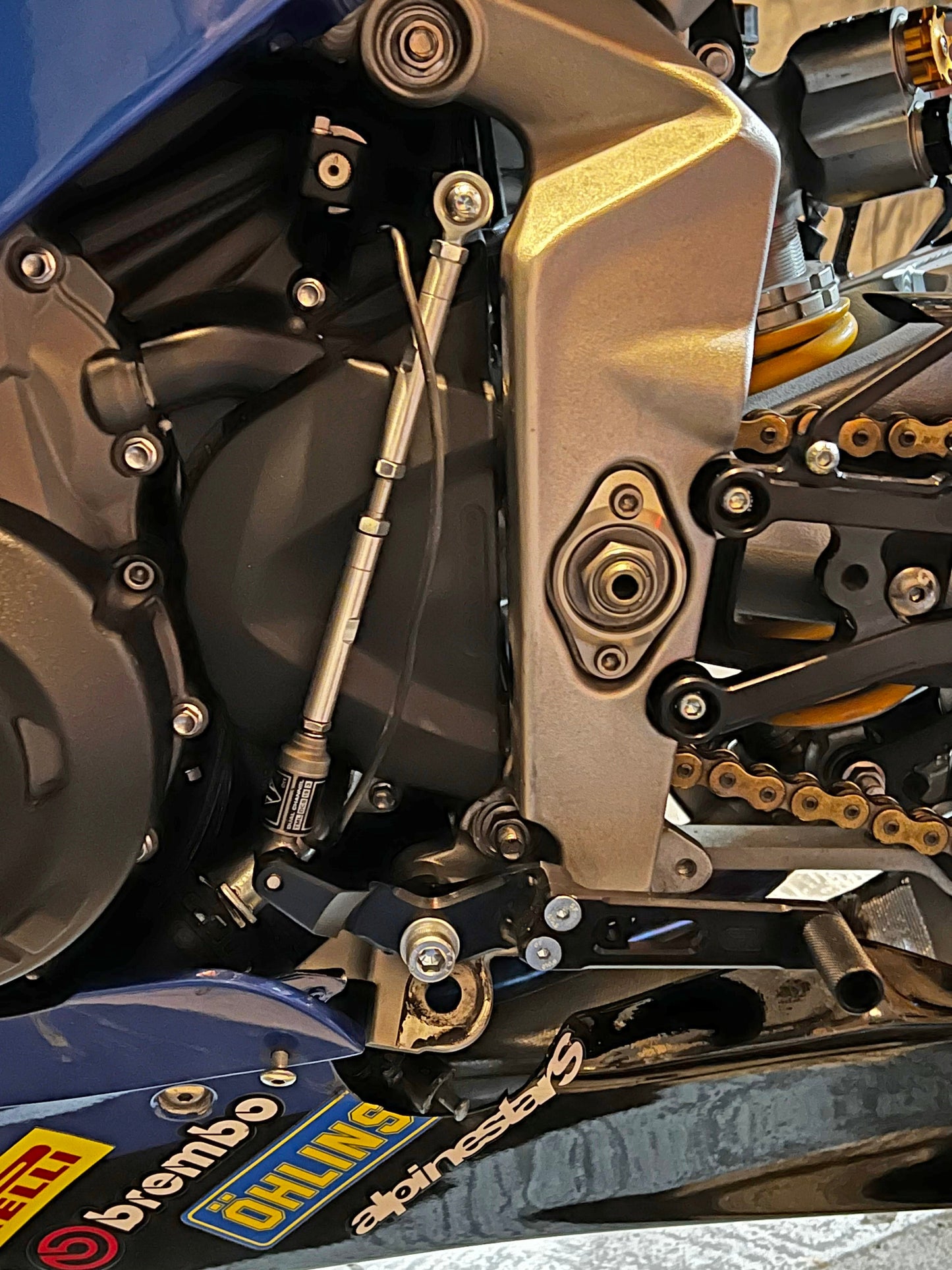 05-0518B Triumph Daytona Moto 2 Complete Rearset Kit w/Pedals