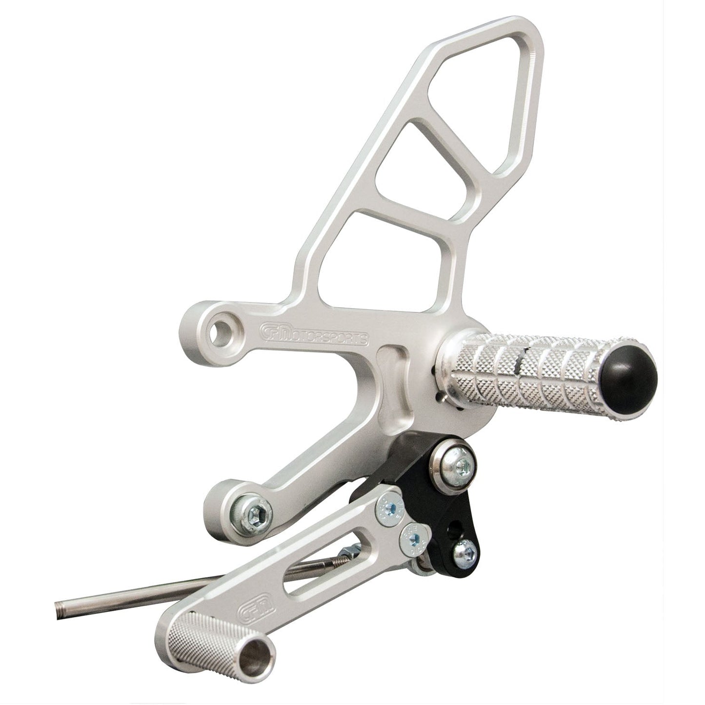 05-0744B Aprila RSV4 2017-20, Tuono V4 2017-20 Complete Rearset Kit w/ Pedals - STD Shift - Woodcraft Technologies