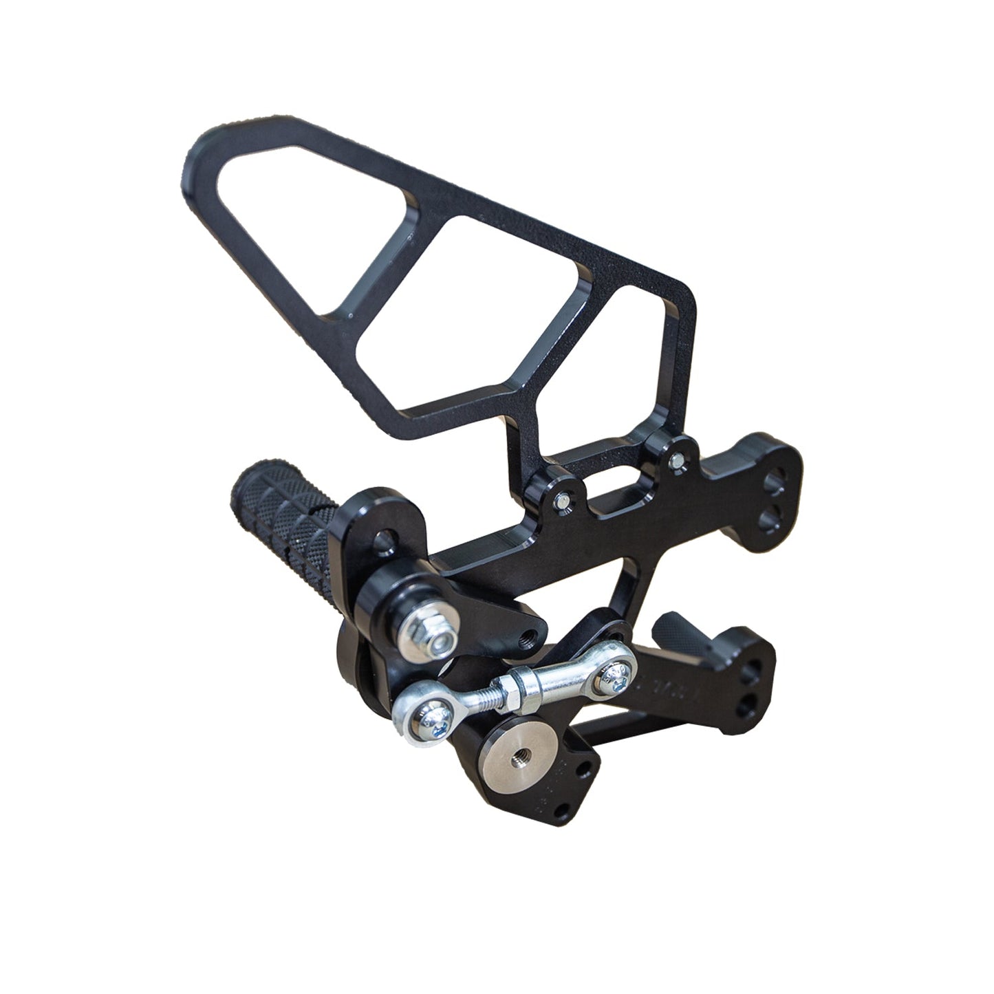 05-0750B BMW S1000RR 2009-14 HP4 2013-14 Complete Rearset Kit w/ Pedals - STD Shift - Woodcraft Technologies