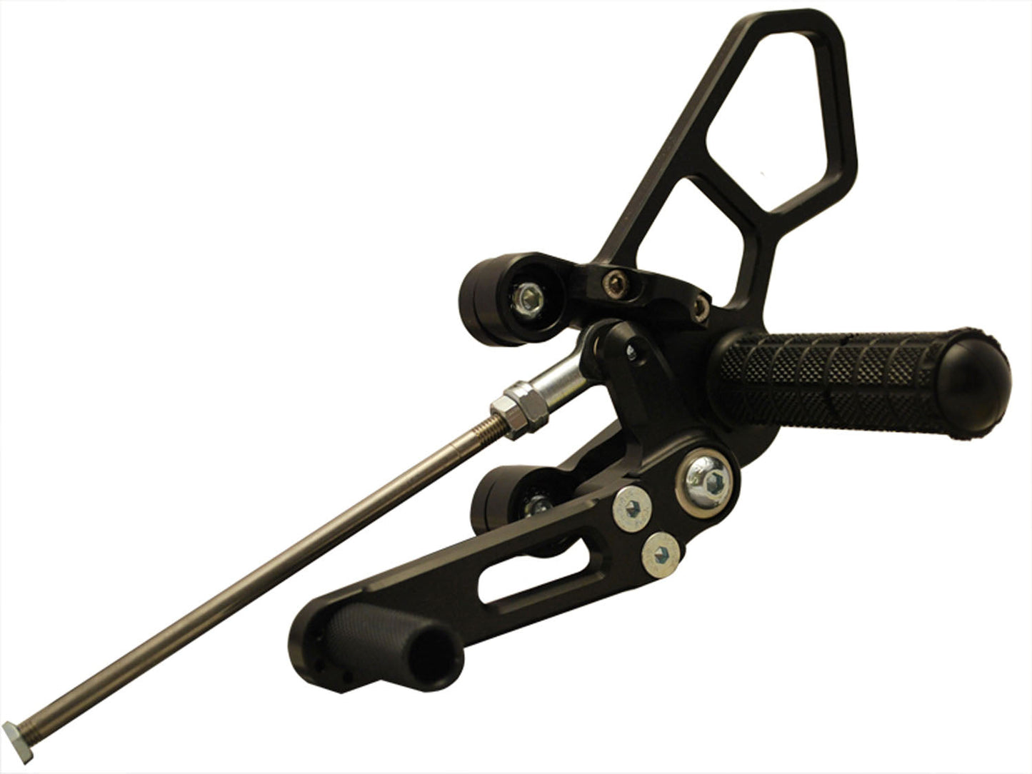 05-4227B Suzuki SV650 2003-09 Complete Rearset Kit w/ Pedals - GP Shift - Woodcraft Technologies
