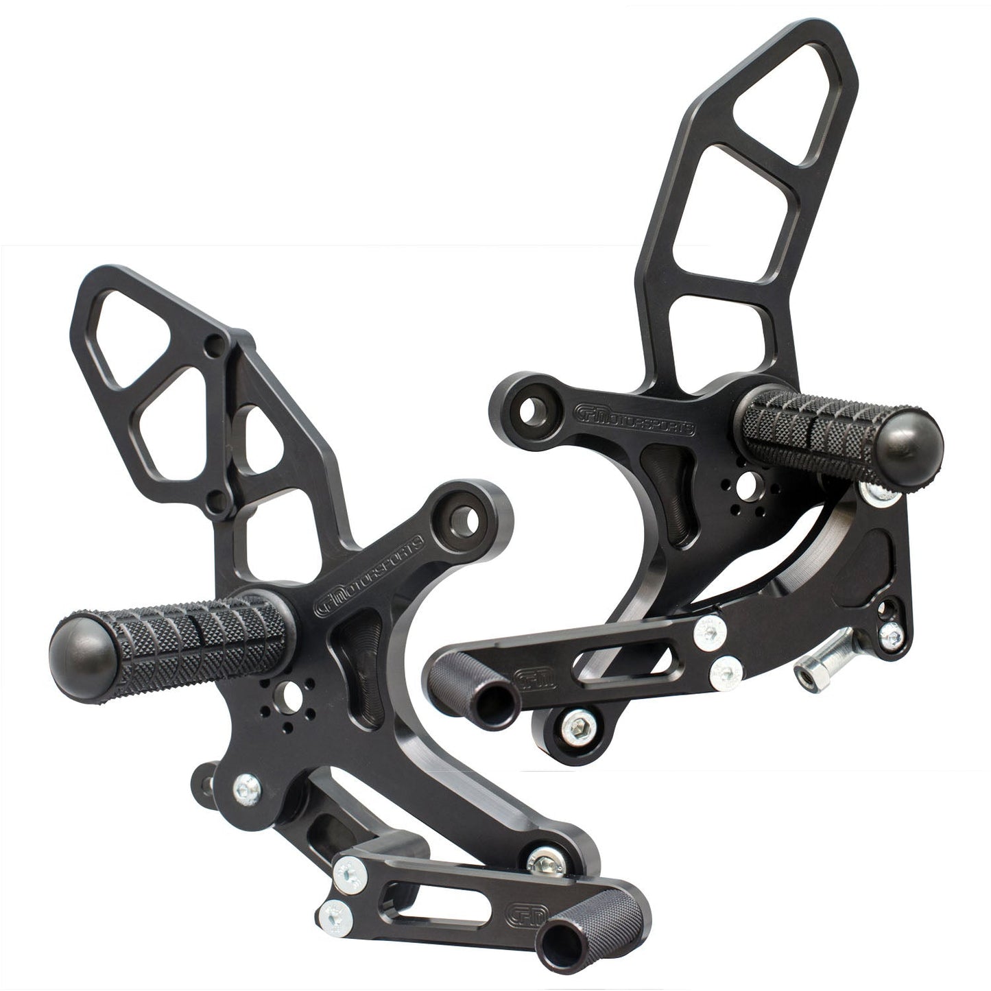 05-4229B Suzuki SV650 2017-20 Complete Rearset w/ Pedals - STD/GP Shift - Woodcraft Technologies