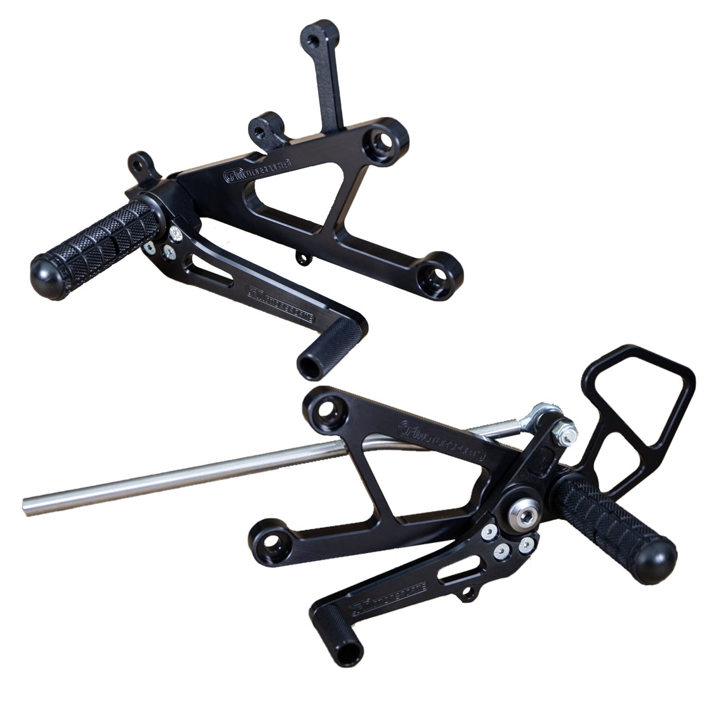 05-4447B Yamaha YZFR6 2003-05 YZFR6S 2006-2008 GP/STD Shift Complete Rearset W/Pedals - Woodcraft Technologies