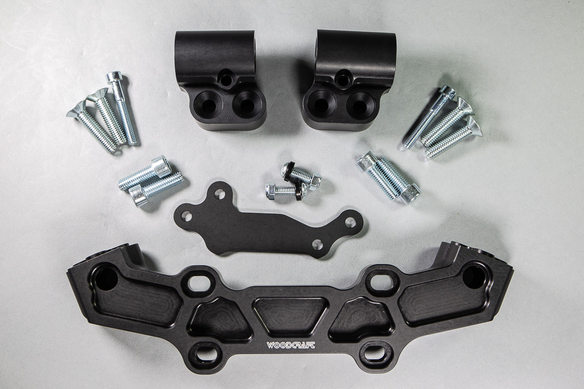 Clipon Adapter Plate w/ Std. Black Bars Yamaha FZ-09 2014-17, XSR900 2016-2020, FJ-09 2015-2016 - Woodcraft Technologies