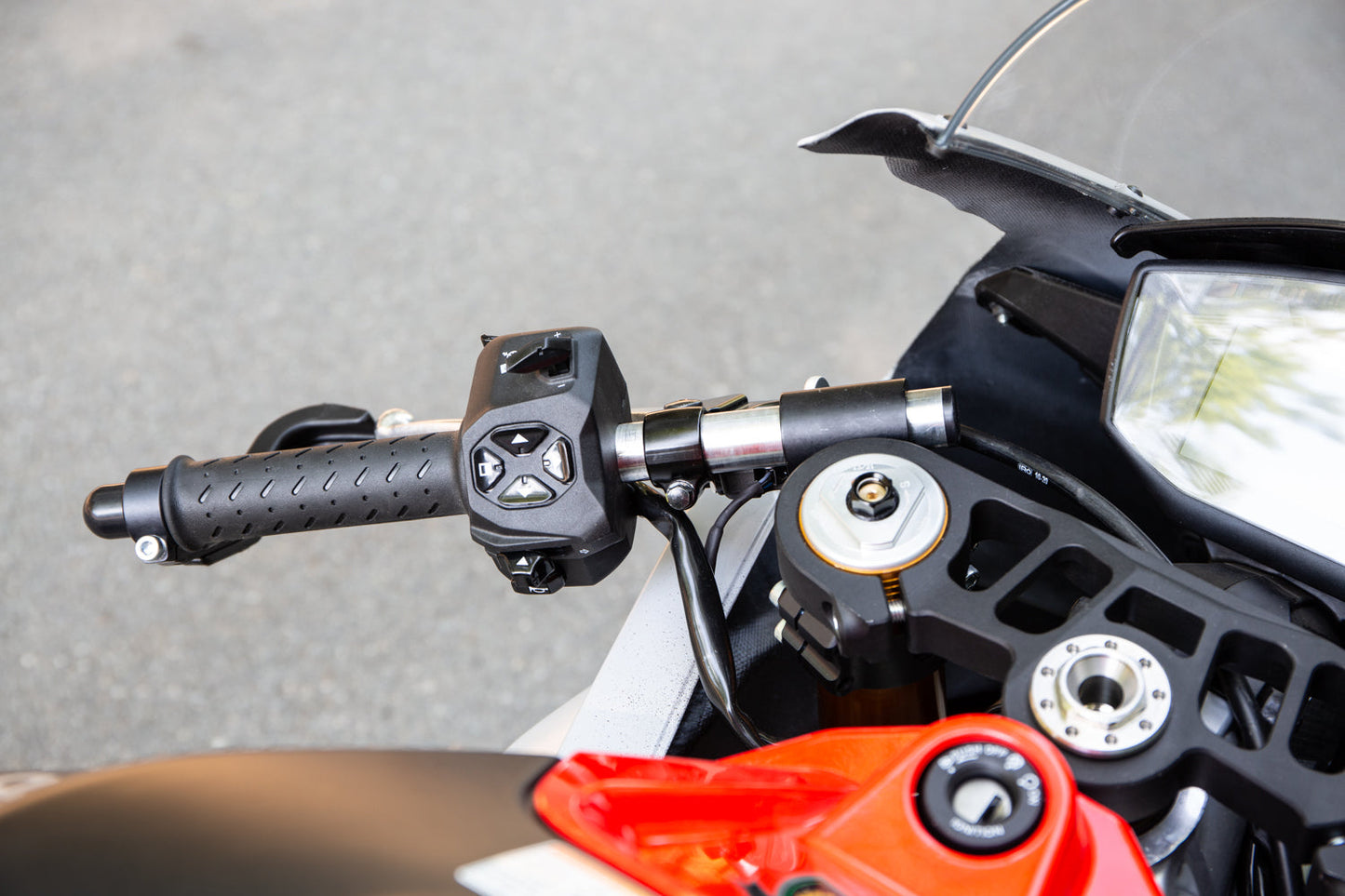 12-1551-BXLA1 1" Riser Clipons for Aprillia RS660 w/ BXL and Reservoir mount