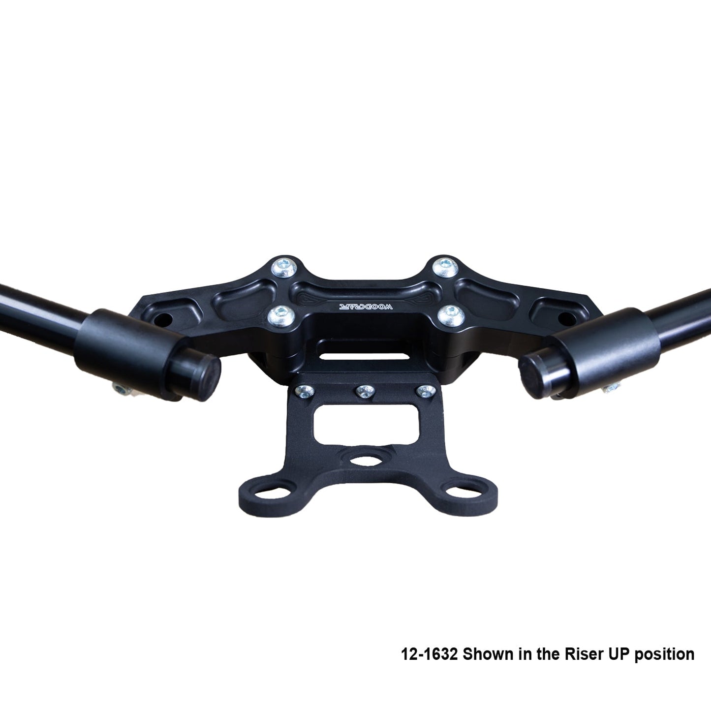 Ducati Monster 1200 2017-21 Clipon Adapter Plate w/Gauge Mount 1.5" Standard Rise