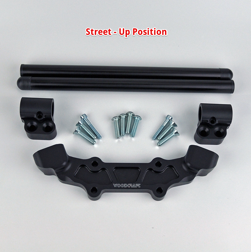 Clipon Adapter Plate, KTM DUKE 790 2018-20, DUKE 890 2020-21 - Woodcraft Technologies