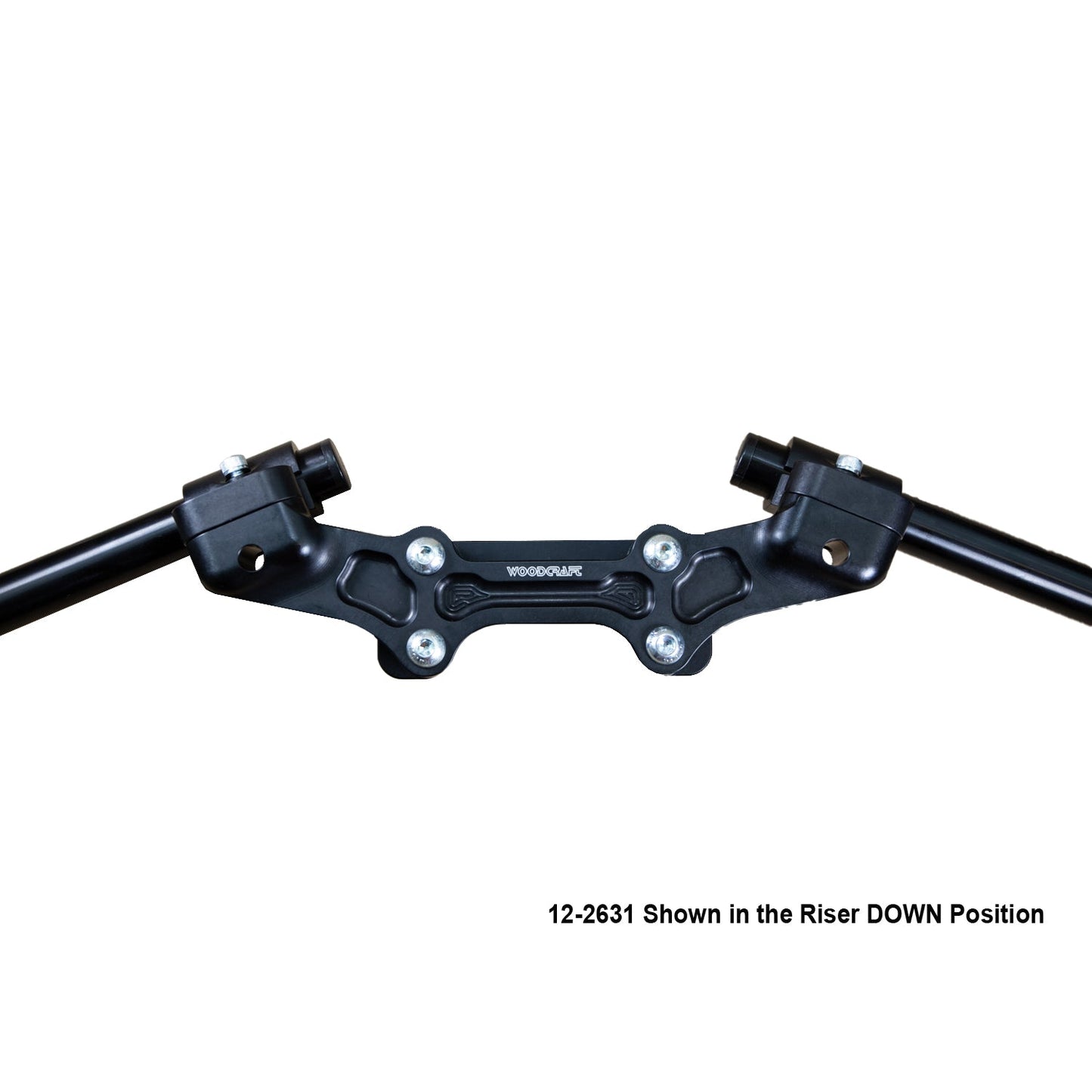 Clipon Adapter Plate w/ XL Black Bars Ducati Monster 821 2014-17