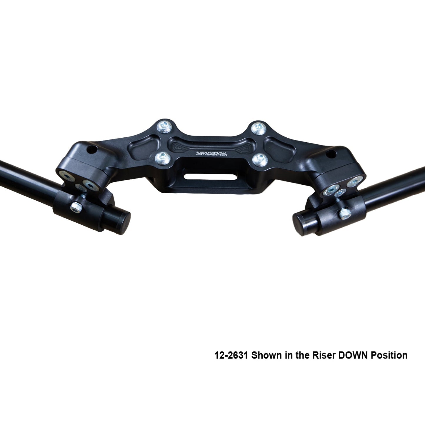 Clipon Adapter Plate w/ XL Black Bars Ducati Monster 821 2014-17