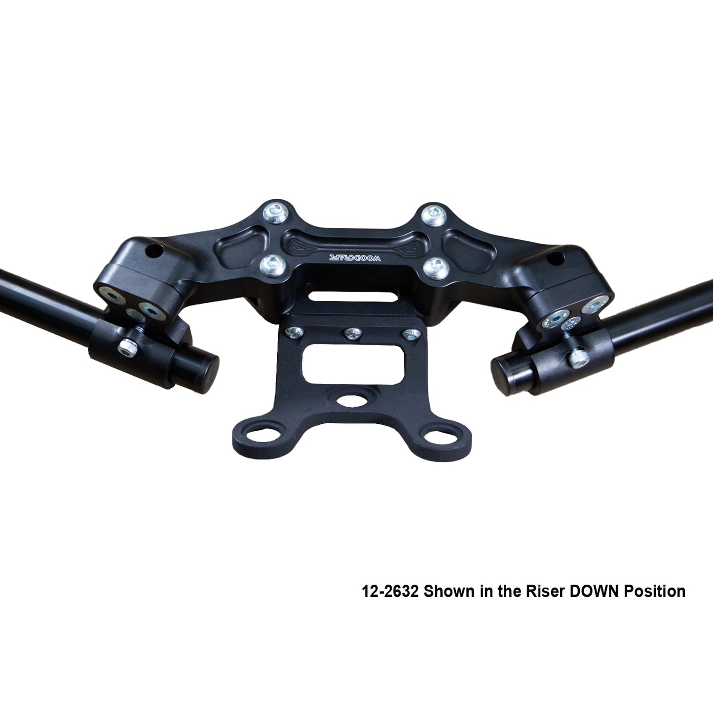 Ducati Monster 1200 2017-21 Clipon Adapter Plate w/Gauge Mount 1.5" Standard Rise