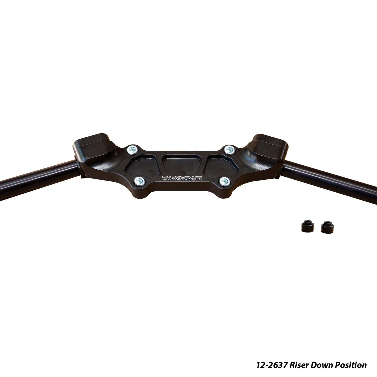 Ducati Monster 937 2021-22 Riser Adapter Plate w/ Standard Black Bars