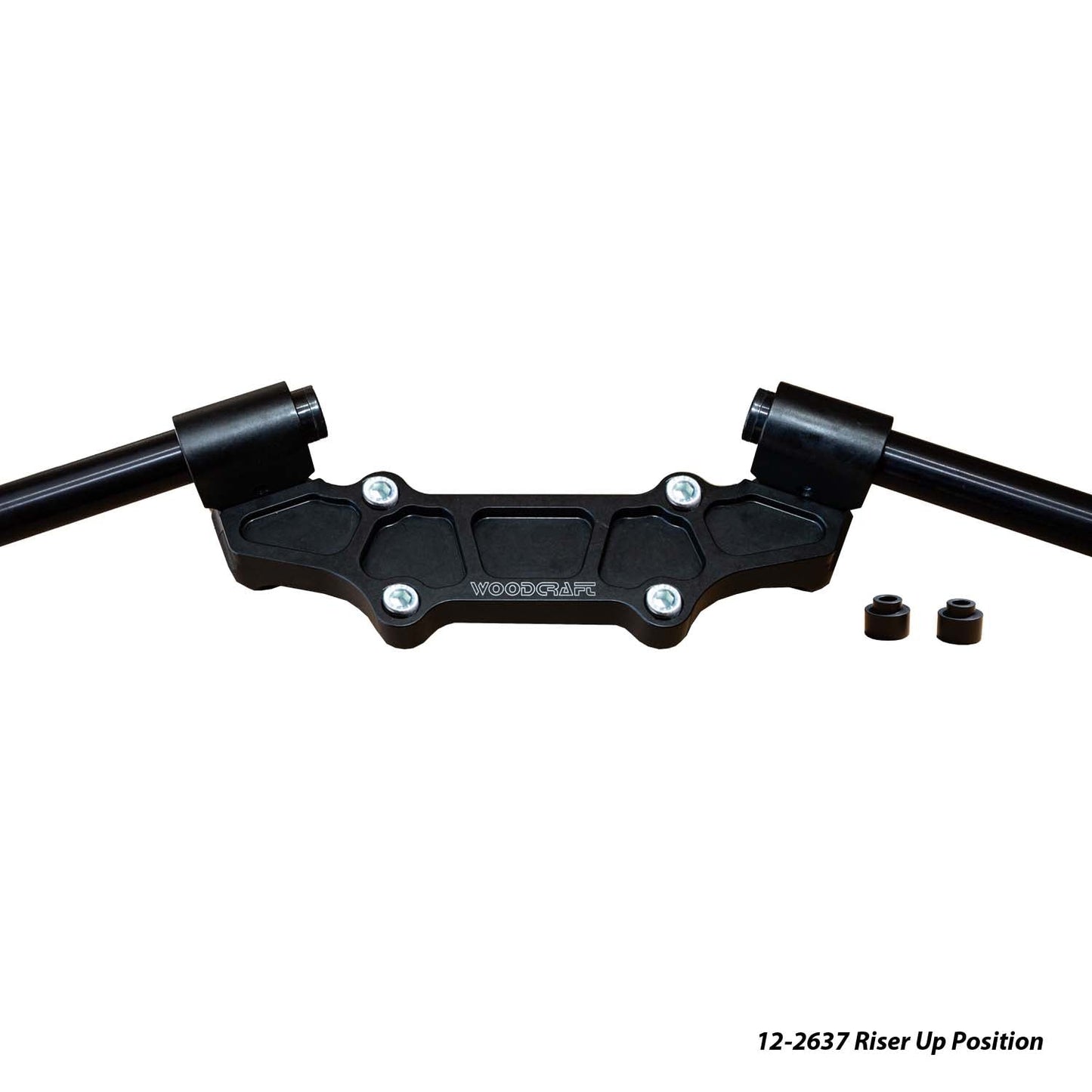 Ducati Monster 937 2021-22 Riser Adapter Plate w/ Standard Black Bars