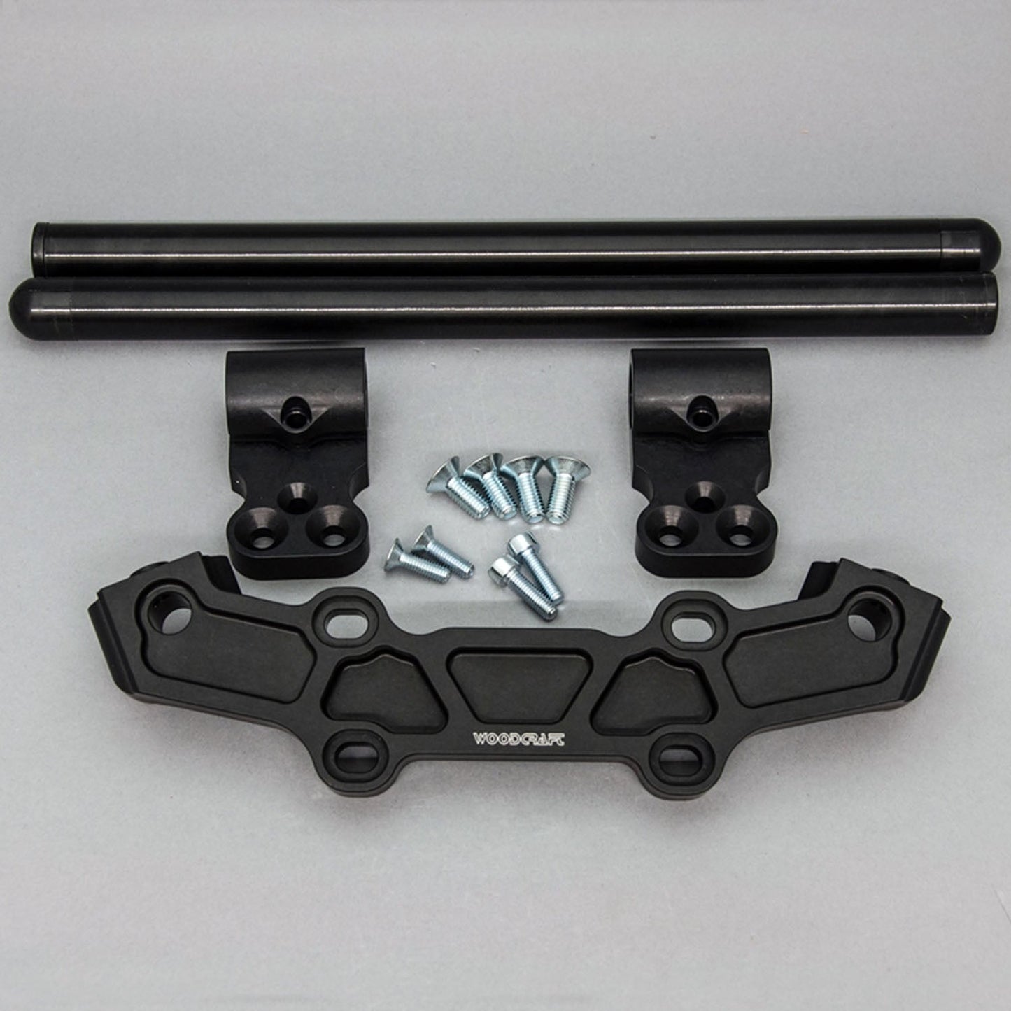 Clipon Adapter Plate w/ XL Black Bars Yamaha FZ-10 2017, MT-10 2018-20 - Woodcraft Technologies