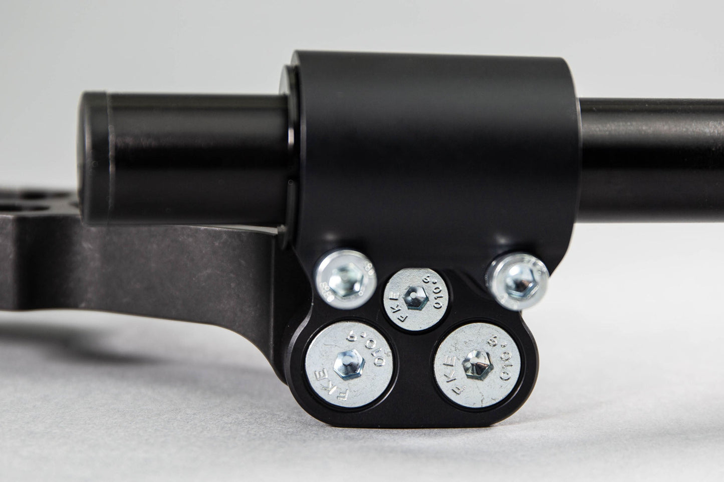 Adjustable Riser Clipon Adapter Plate w/ XL Black Bars Ducati Monster 696/796/1100 - Woodcraft Technologies