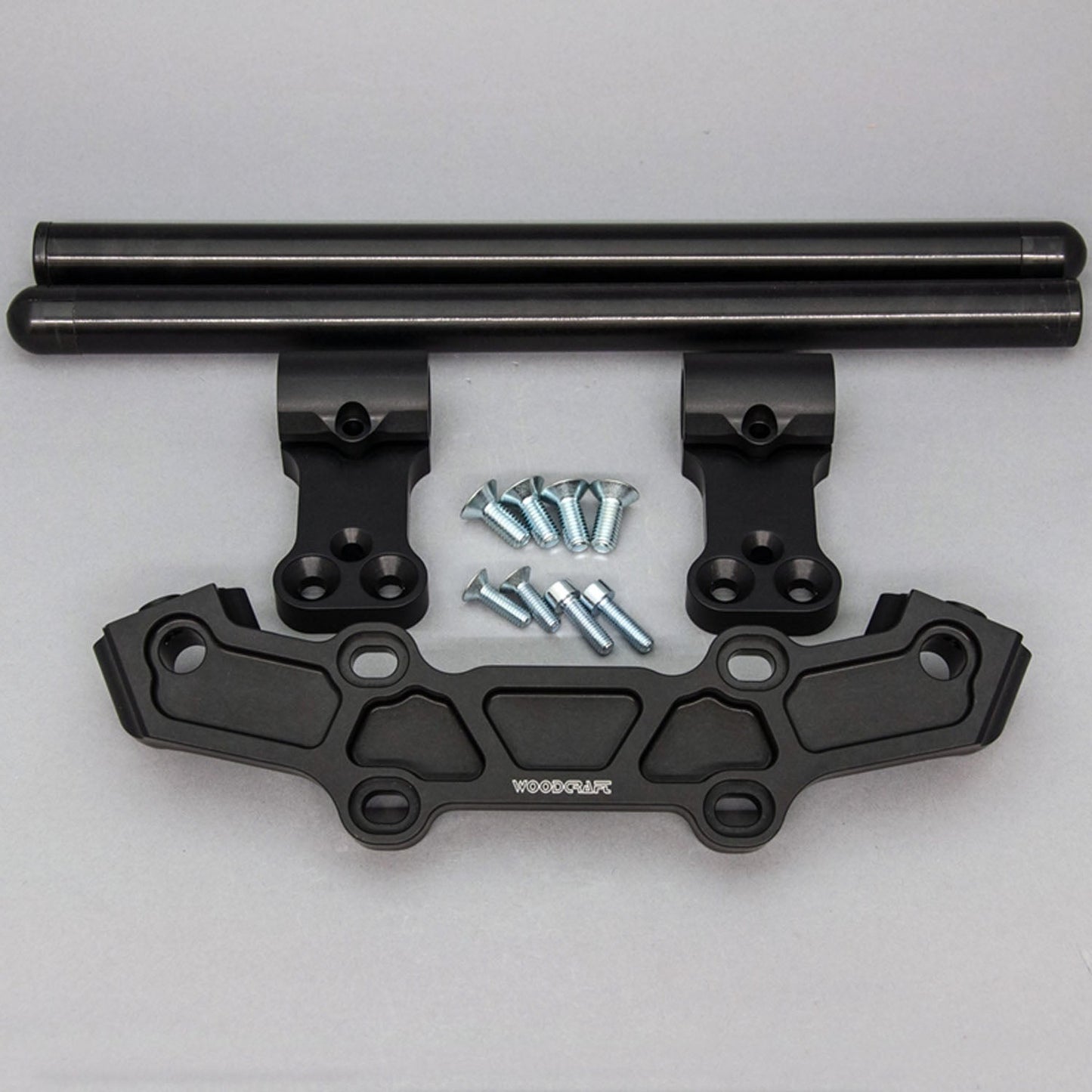 Clipon Adapter Plate w/ XL Black Bars Yamaha FZ-10 2017, MT-10 2018-20 - Woodcraft Technologies