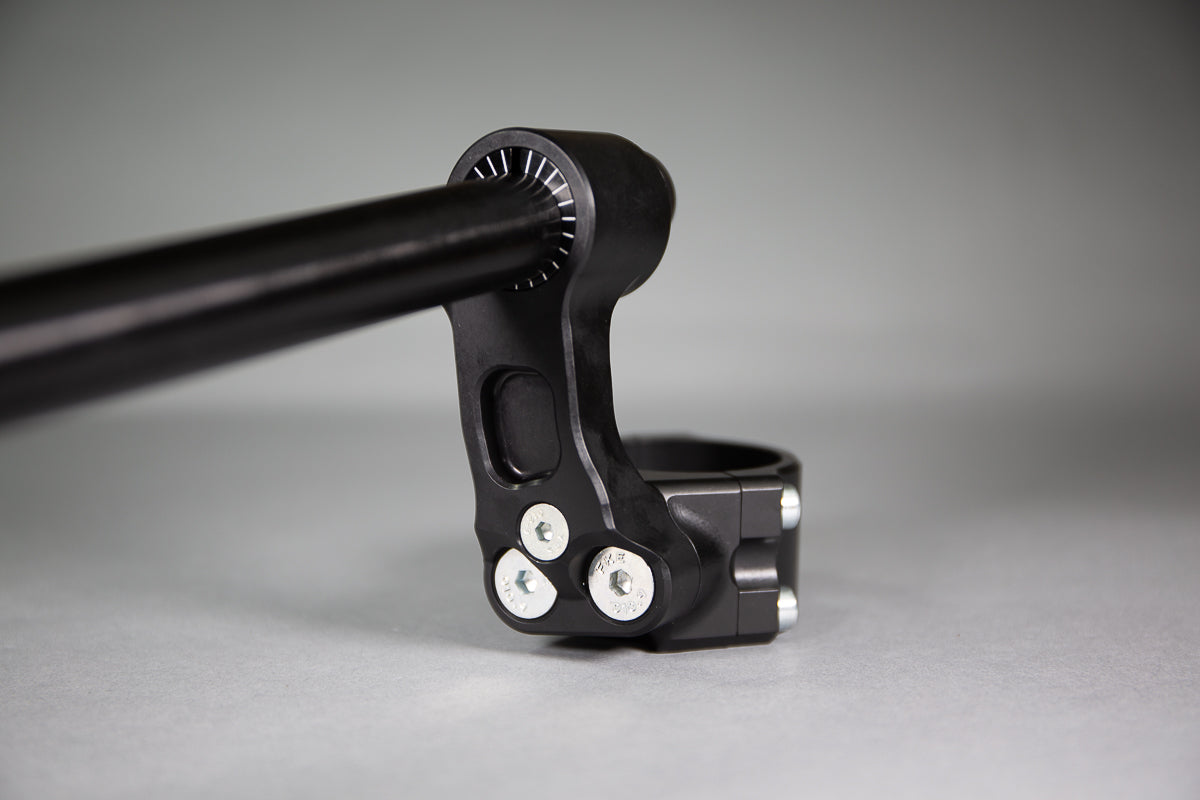75mm Rise Side Mount Adjustable Angle Clipon Risers (with 7/8" bars) - Woodcraft Technologies