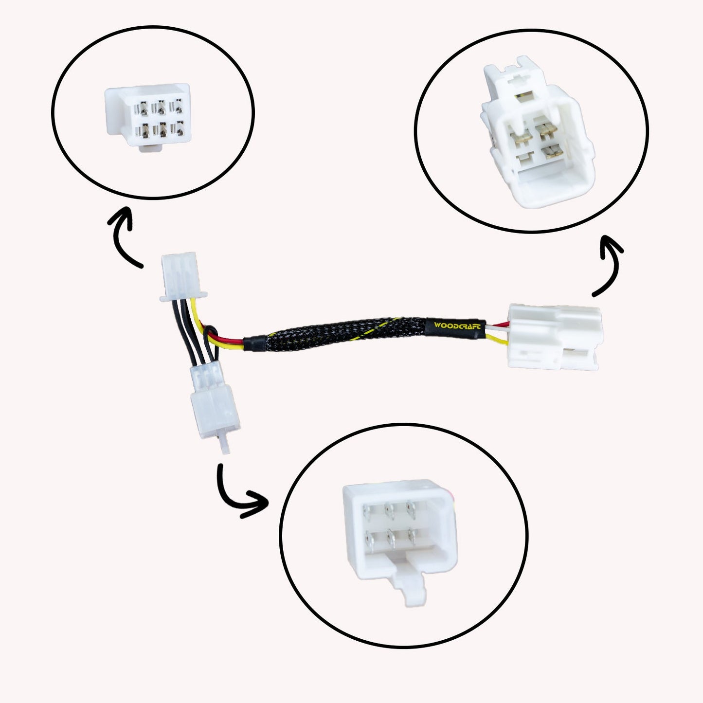43-0107 2018-23 Kawasaki Ninja400, Ninja500 Keyswitch Elimination Harness