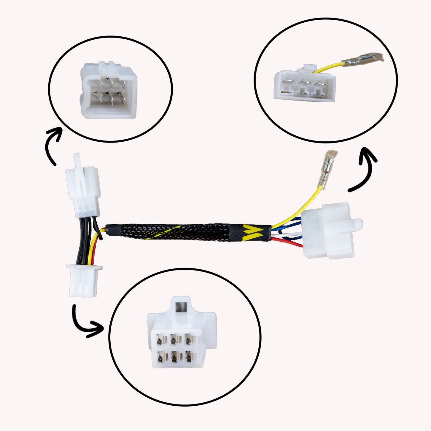 43-0110 Kawasaki Ninja 250 1988-2007 Keyswitch Elimination Harness