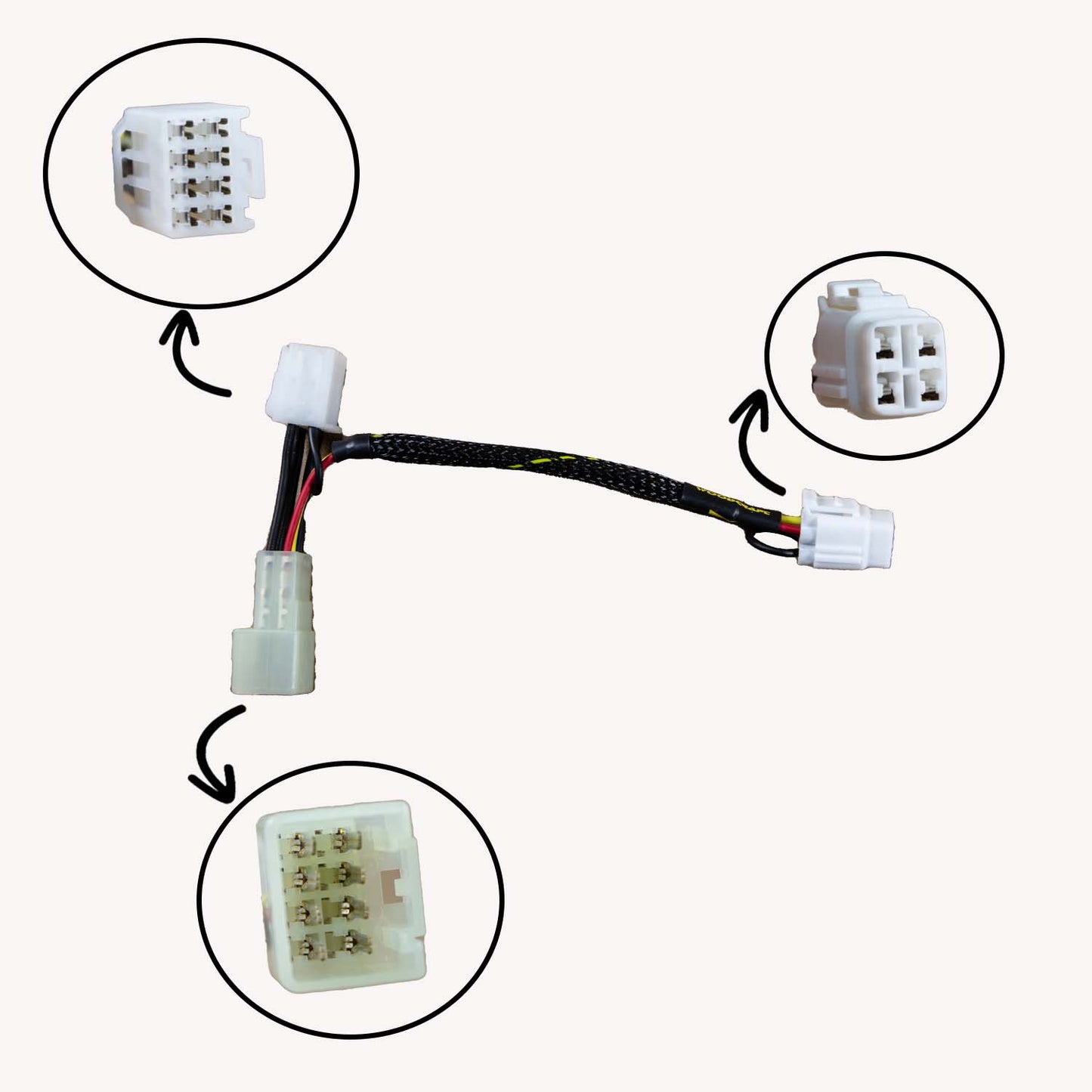 43-0200EU Suzuki GSXR 600/750, 2005-16 GSXR1000 Euro Model (with immobilizer) Keyswitch Elimination Harness
