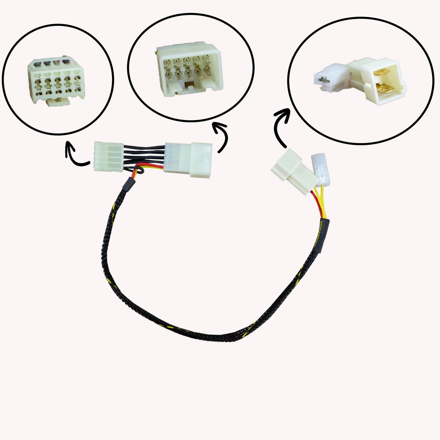 43-0407EU Yamaha FZ07,MT07 Keyswitch Elimination Harness - EU Model