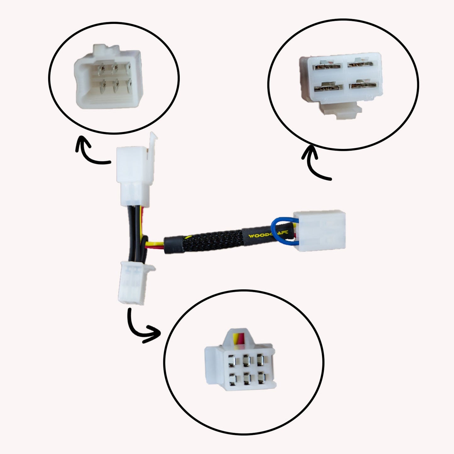 43-0412 2001-05 Yamaha FZ1 Keyswitch Elimination Harness