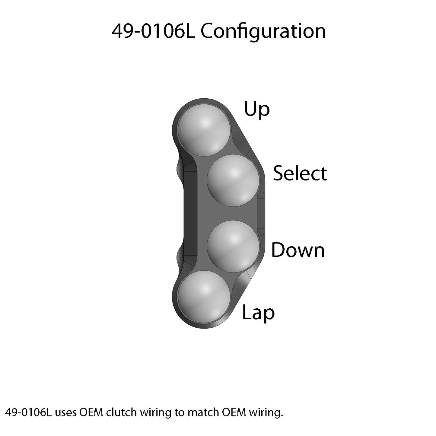 Kawasaki ZX10R 2016-20 LH Race Handlebar Switch - Woodcraft Technologies