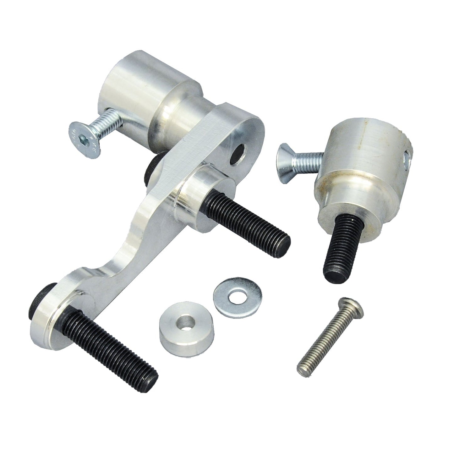 50-0167 Kawasaki 2008-10 ZX10 Frame Slider Base Kit (pucks sold separately) - Woodcraft Technologies