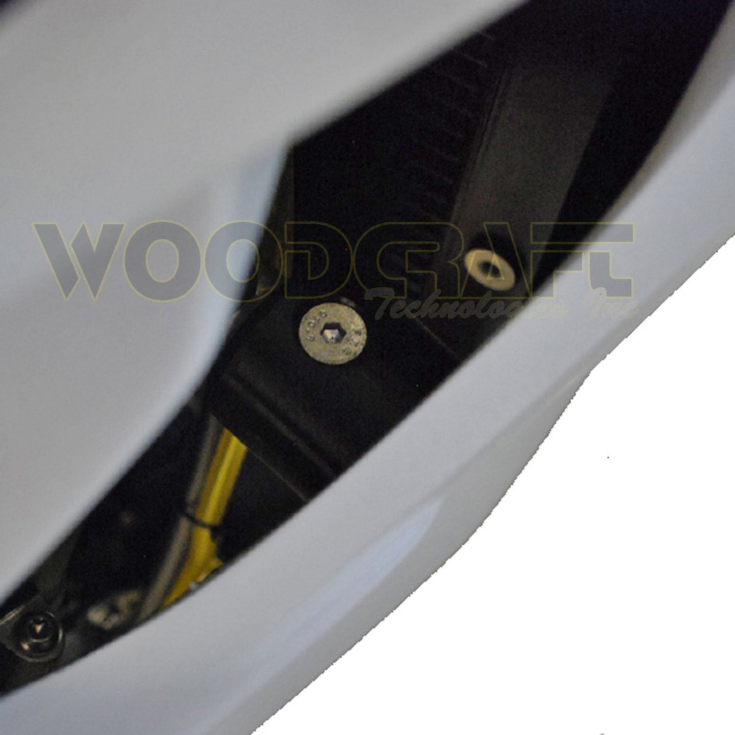 50-0502U Triumph 675 2013-17 / Street Triple 2013-16 Under Body Frame Slider Kit Assembly (1099 Pucks Included) - Woodcraft Technologies