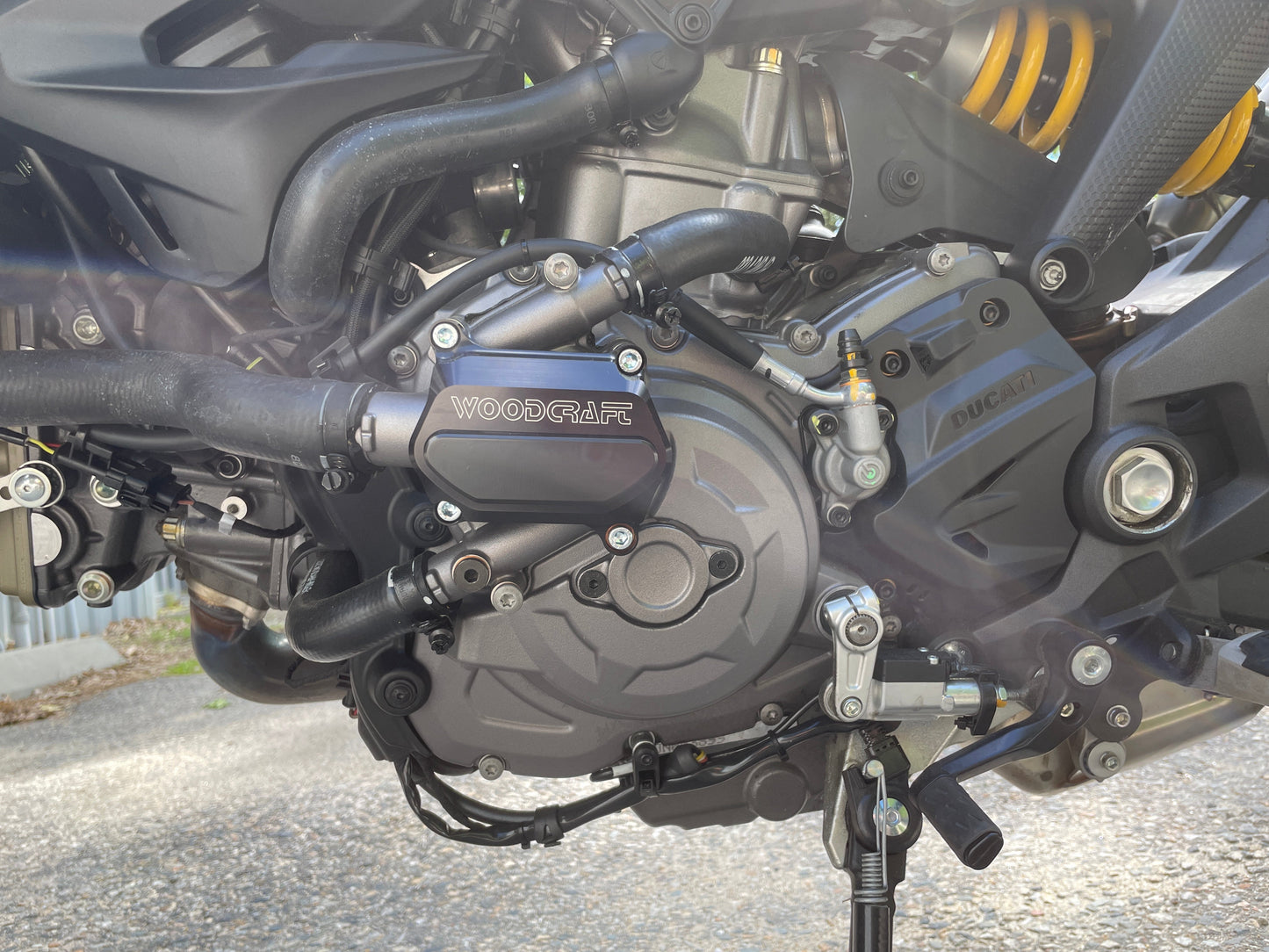60-0637WPC Ducati Monster LHS Water Pump Cover Protector w/ Skid Plate