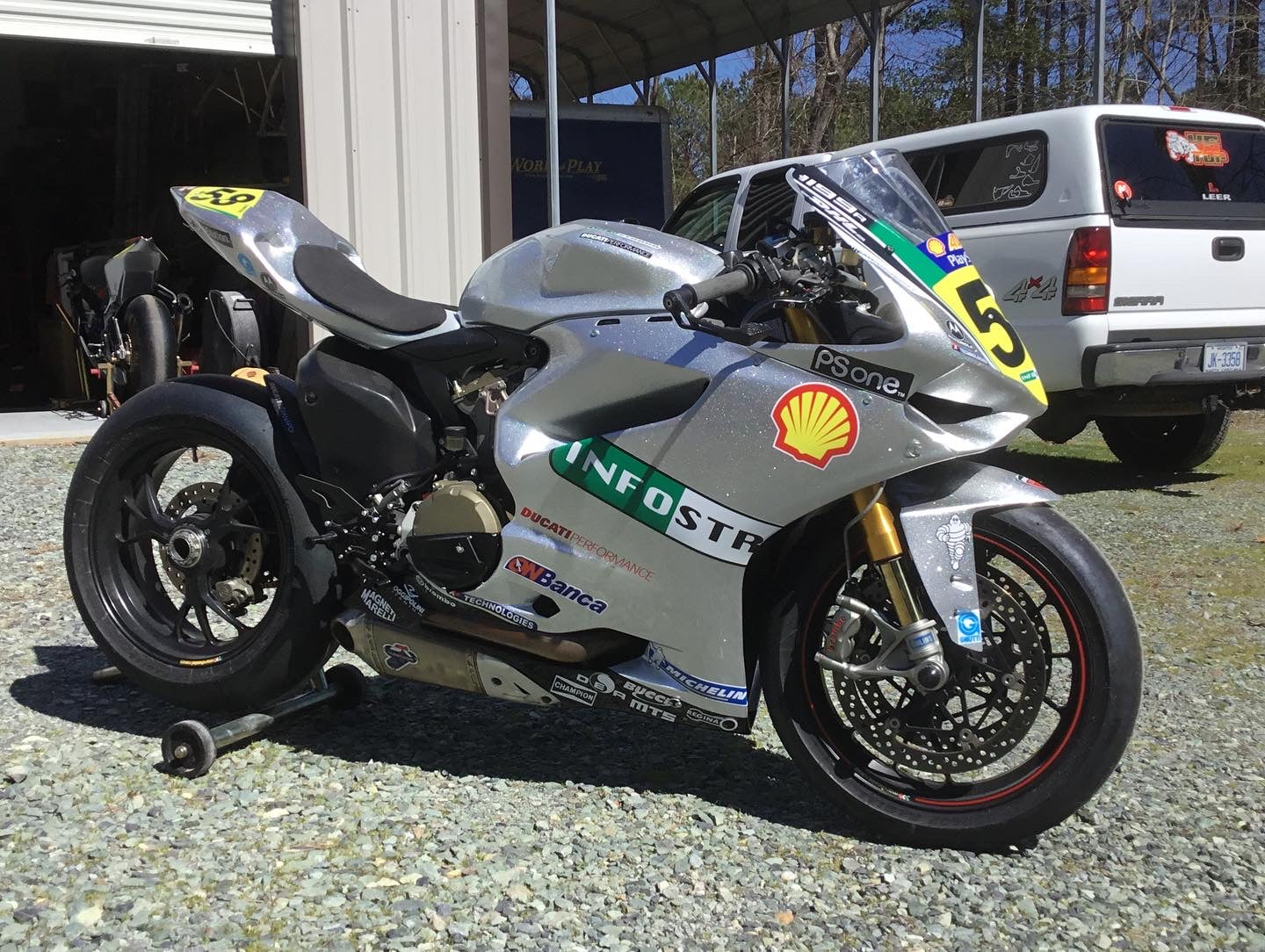 71-0645SB Ducati 1199 Panigale Superbike Kit (Belly Pan Sold Separately) - Woodcraft Technologies