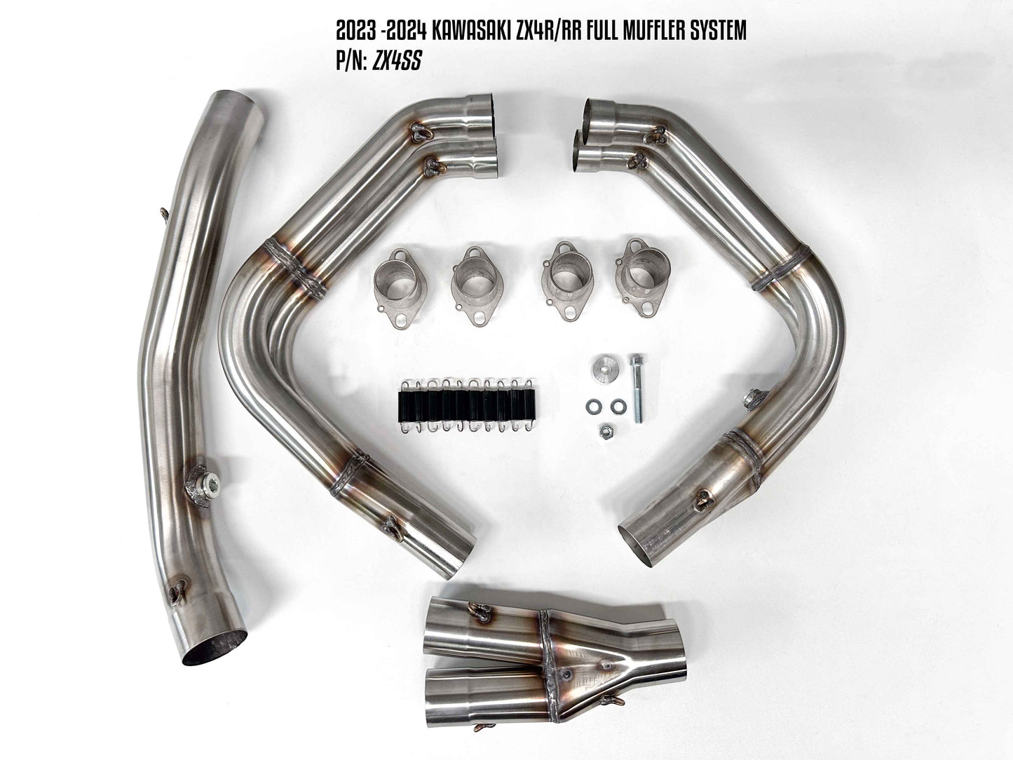 75-0137 Kawasaki ZX-4RR Header Front Section Evo/Megaphone