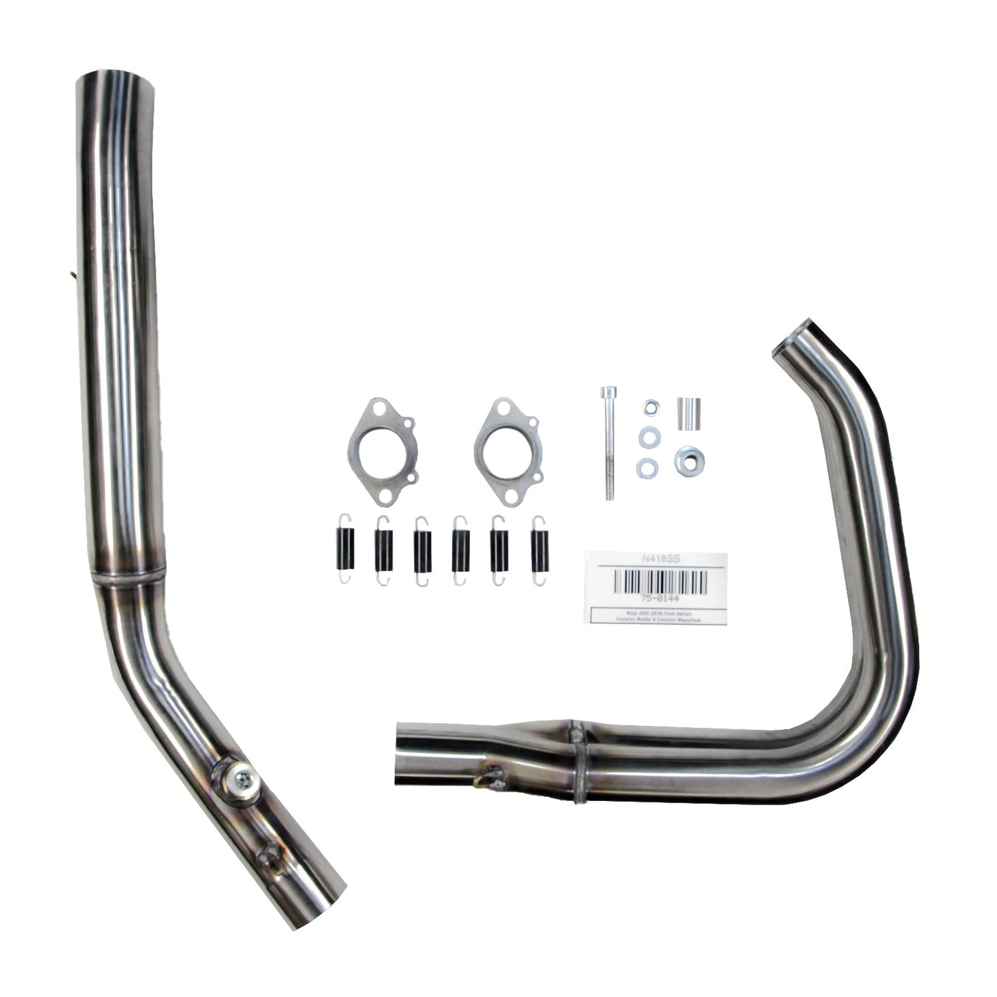 Header Front Section Evo/Megaphone 2018 Kawasaki Ninja EX400 (122) - Woodcraft Technologies