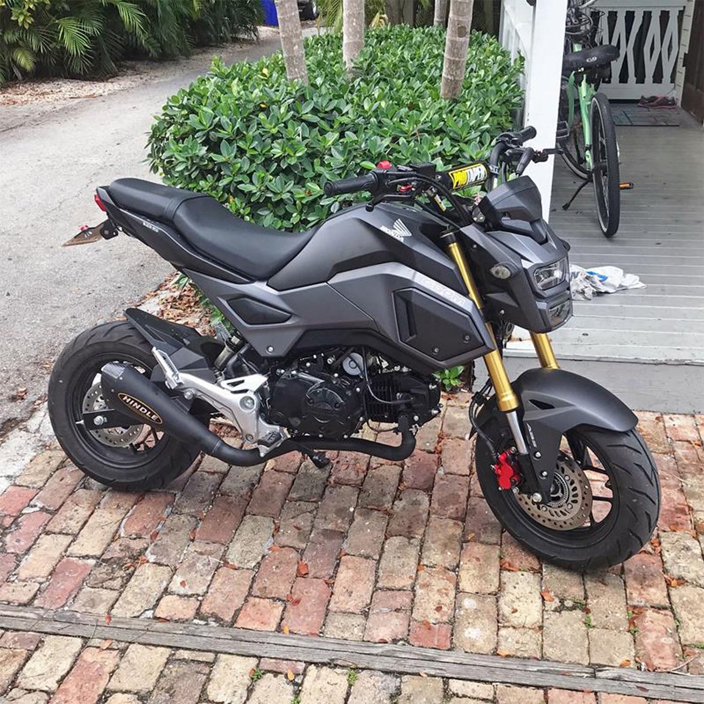 Hindle Evo Megaphone Full System Honda GROM 2017-20 - Woodcraft Technologies