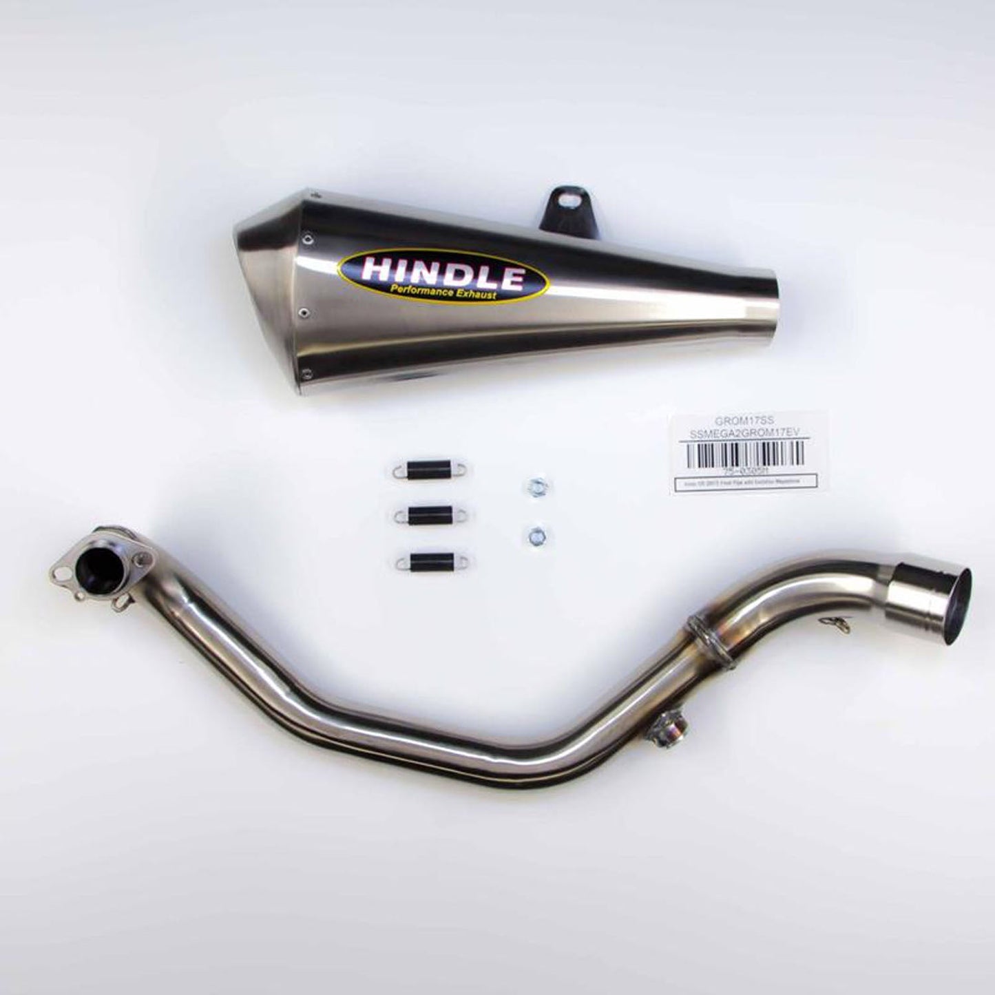 Hindle Evo Megaphone Full System Honda GROM 2017-20 - Woodcraft Technologies
