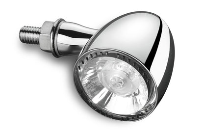 BULLET 1000 PL WHITE TURN SIGNAL CHROME SOLD INDIVIDUALLY