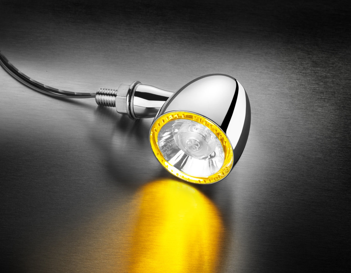 BULLET 1000 PL YELLOW TURN SIGNAL CHROME SOLD INDIVIDUALLY