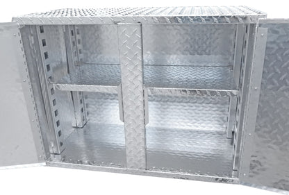 Pit Posse Wall Cabinet Silver