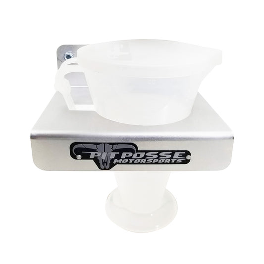 Pit Posse Ratio Rite Measuring Cup and Caddie (Sil