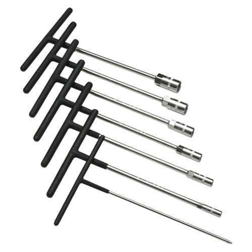 Pit Posse 7 Piece T-Handle Set With Dipped Handle