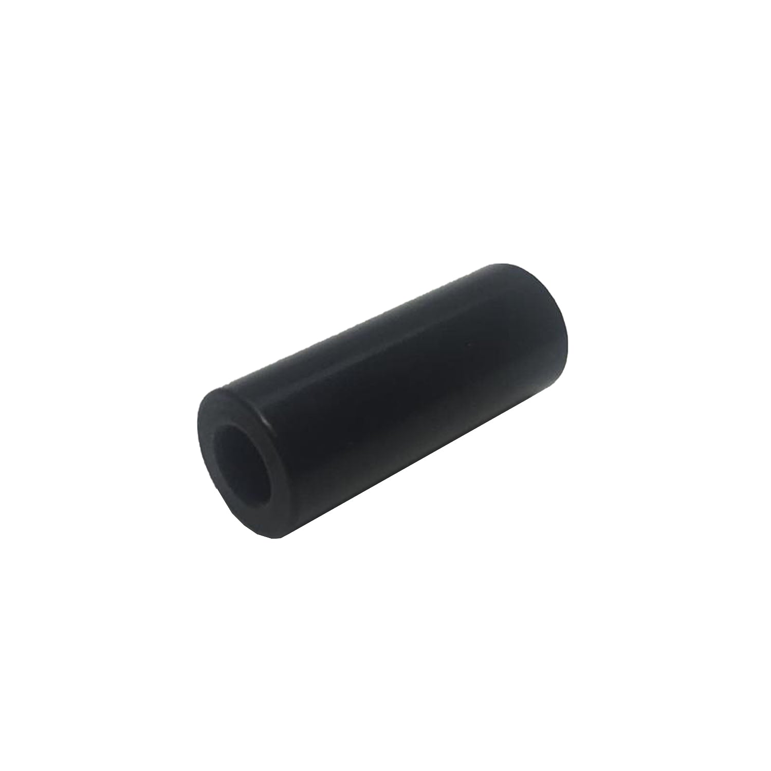 04-SP875B Spacer Alum Unthrd Rnd 1/2ODx7/8LGx1/4ID, Black - Woodcraft Technologies