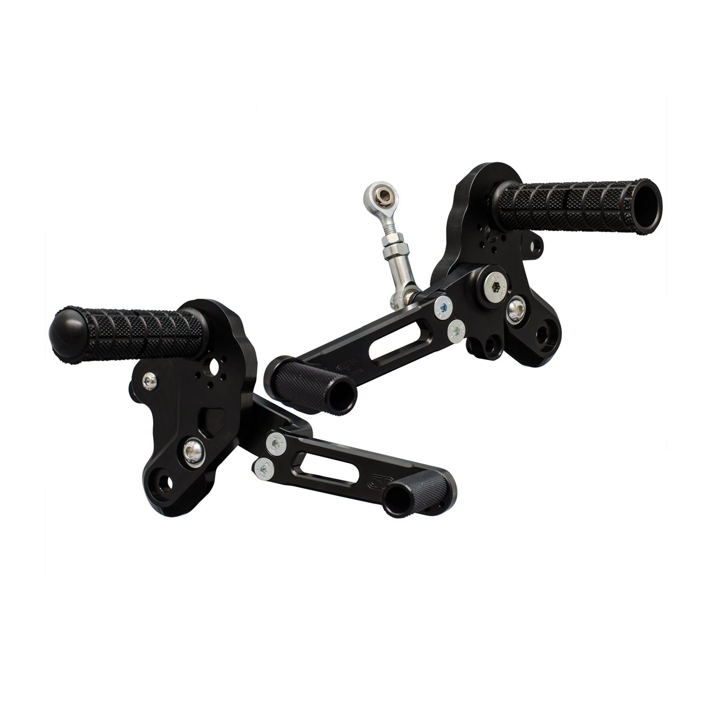 05-0108B Kawasaki Z125 2017-20 Complete Rearset Kit w/ Pedals - GP Shift - Woodcraft Technologies