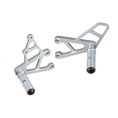 05-0110 Kawasaki ZX6 1998-02 ZX9 1998-03 ZZR600 2005-08 Basic Rearset Kit - Woodcraft Technologies