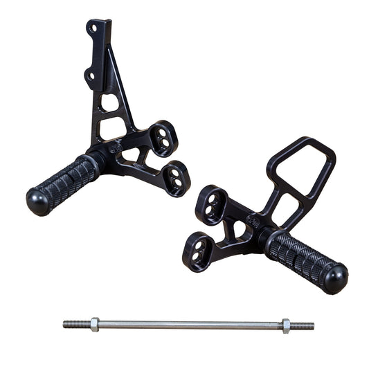 05-0249 Suzuki GSXR1000 2007-08 Rearset - Woodcraft Technologies