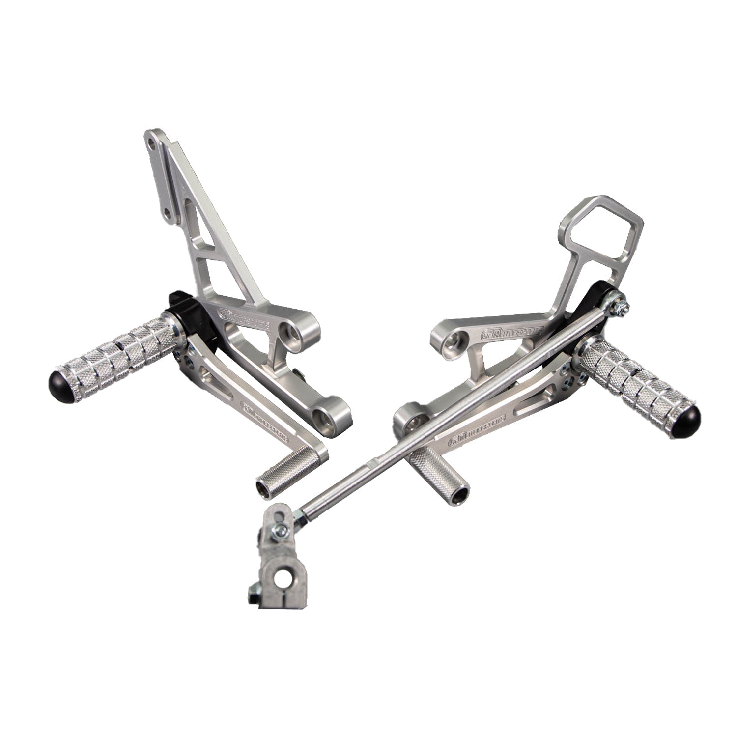 05-0335B Honda CBR600RR 2003-06 Complete Rearset Kit w/ Pedals - STD/GP Shift - Woodcraft Technologies