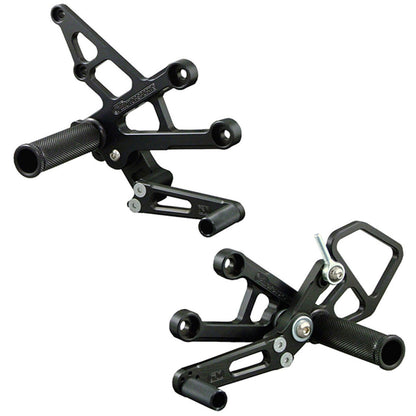 05-0339B Honda CBR1000RR 2008-16 CBR1000RRSP 2014-16  Complete Rearset Kit w/ Pedals - STD/GP Shift - Woodcraft Technologies