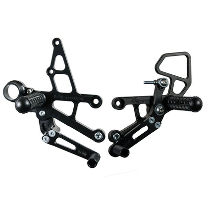 05-0339B Honda CBR1000RR 2008-16 CBR1000RRSP 2014-16  Complete Rearset Kit w/ Pedals - STD/GP Shift - Woodcraft Technologies