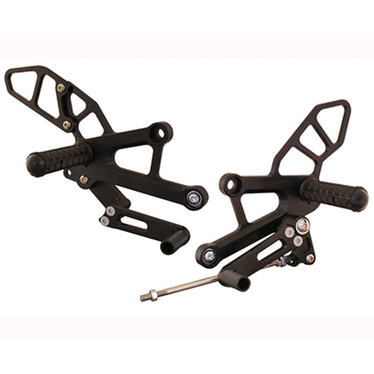 05-0376B Honda CBR250R/300R Complete Adjustable Rearset  - GP Shift
