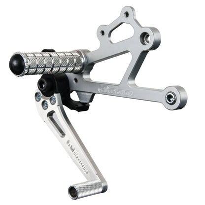 05-0600B Ducati SS750 1991-98 SS900 1991-98 Complete Rearset Kit w/ Pedals - STD/GP Shift - Woodcraft Technologies